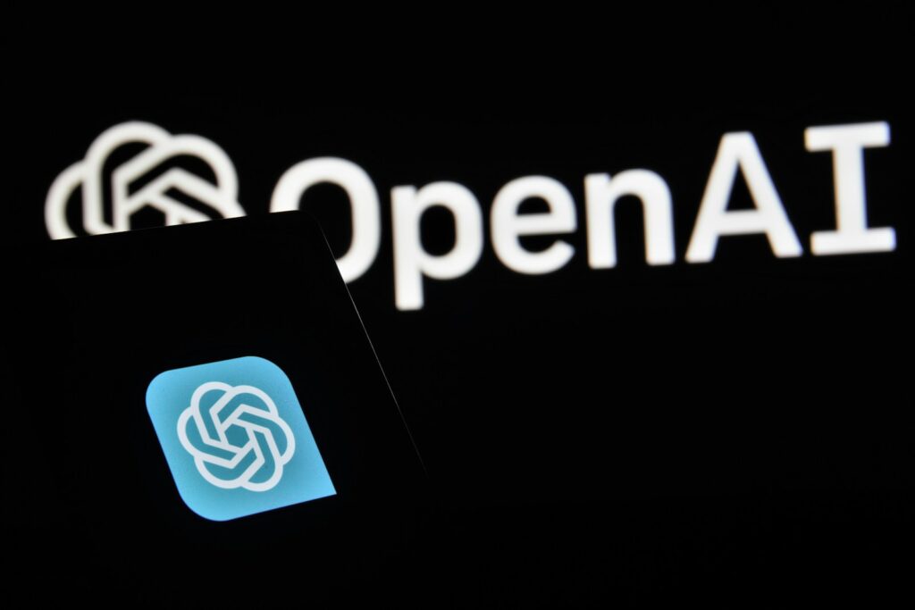 Guide to Understanding Generative AI the open ai logo is shown on a black background